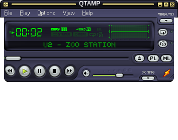 Player with the config drawer closed